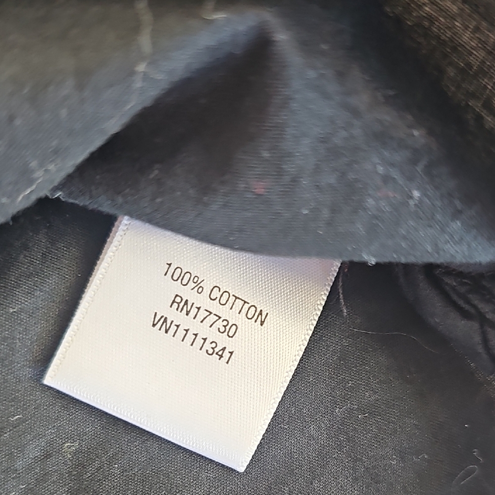 Black Ruffled Button-Up Blouse - Picture 5 of 6